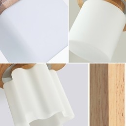 Montaggio a filo Mini Stile Moderno Contemporaneo Legno