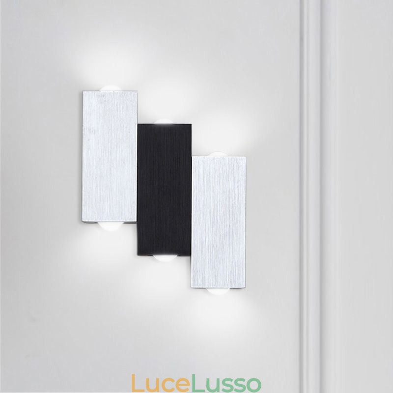 Applique da parete moderne, applique da parete in alluminio, su e giù