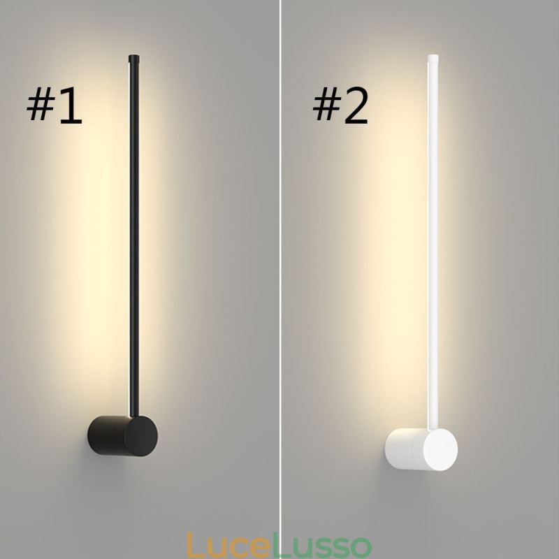 Lampada da parete lunga moderna Lampada da comodino