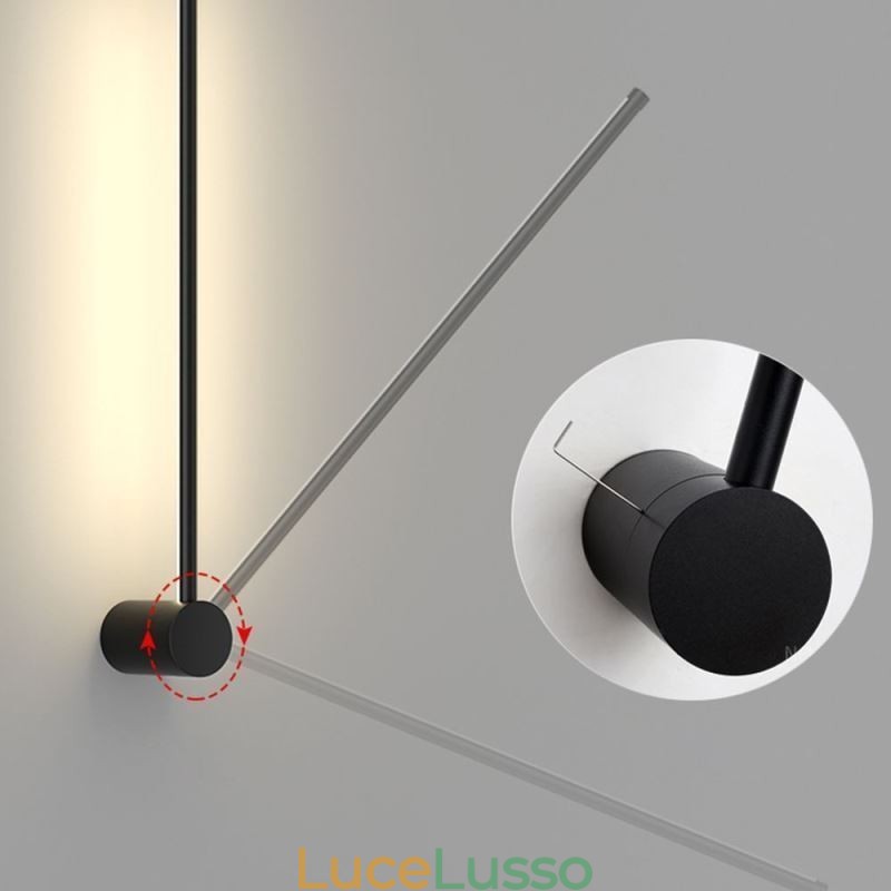 Lampada da parete lunga moderna Lampada da comodino