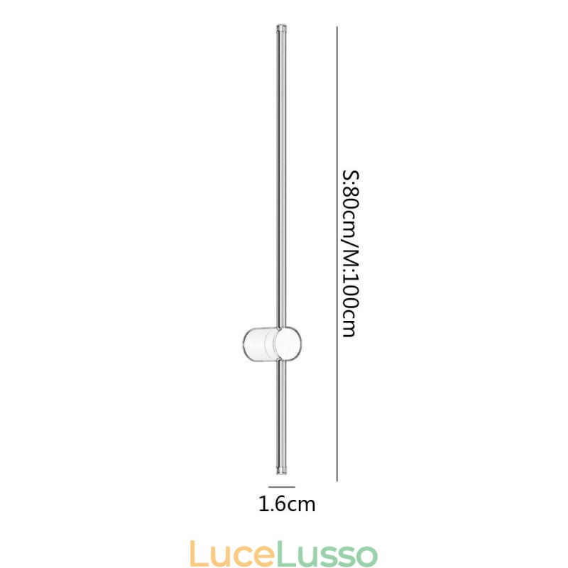 Lampada da parete lunga moderna Lampada da comodino Lampada da corridoio