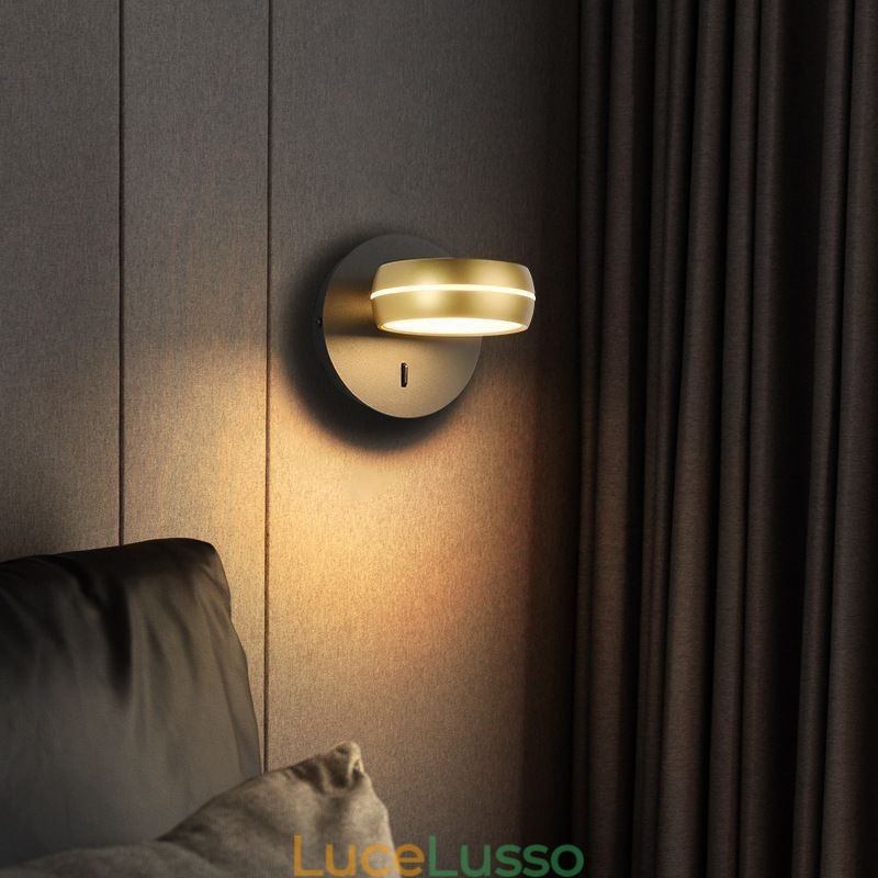 Lampada da parete girevole moderna minimalista