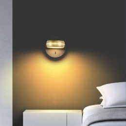 Lampada da parete girevole moderna minimalista