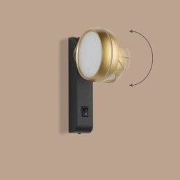 Lampada da parete girevole moderna minimalista Sconce Light