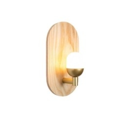 Decorazione Parete Lampada in Legno Ingresso Corridoio Luci Nordico Comodino Applique