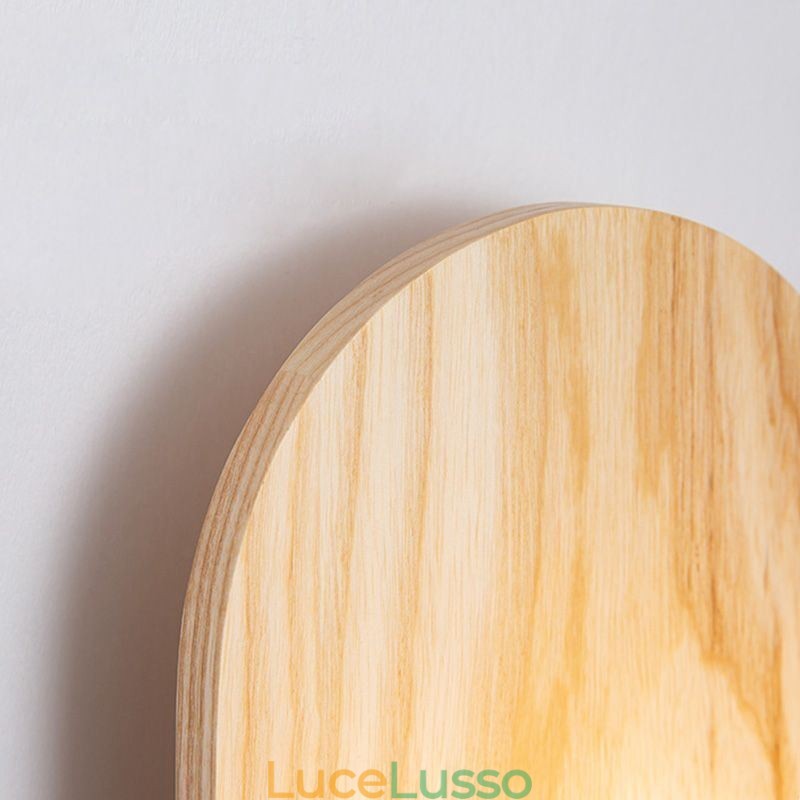 Decorazione Parete Lampada in Legno Ingresso Corridoio Luci Nordico Comodino Applique