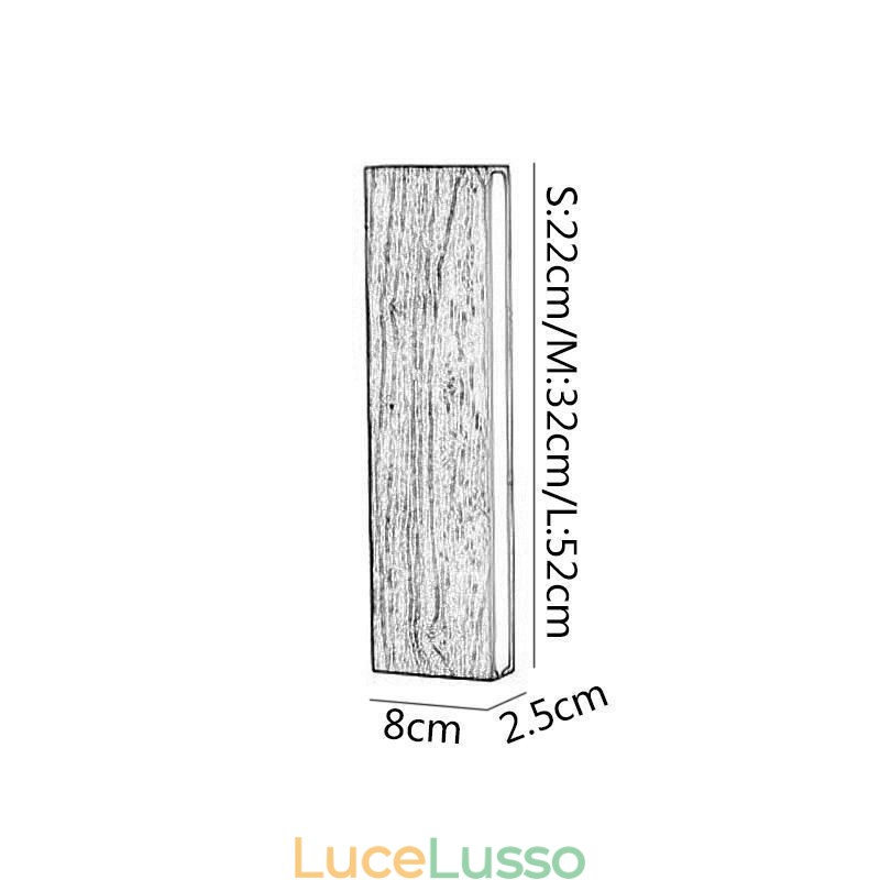 Applique da parete moderna in legno, luci per corridoio d'ingresso, applique da comodino nordica