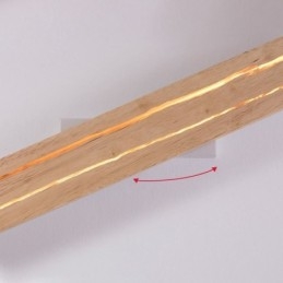 Lampada da parete moderna in legno, luci per corridoio d'ingresso, lampada da parete nordica da comodino