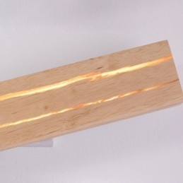 Lampada da parete moderna in legno, luci per corridoio d'ingresso, lampada da parete nordica da comodino