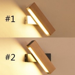 Lampada da parete in legno massello Europa Illuminazione da parete per comodino Lampade moderne di semplicità