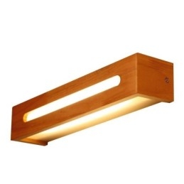 Lampada da parete moderna in legno, luci per corridoio d'ingresso, lampada da comodino nordica