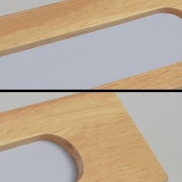 Lampada da parete moderna in legno, luci per corridoio d'ingresso, lampada da comodino nordica
