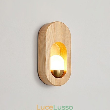 Applique da parete in legno con decorazione giapponese, lampada da parete per ingresso Applique da parete in legno con decorazione giapponese, lampada da parete per ingresso