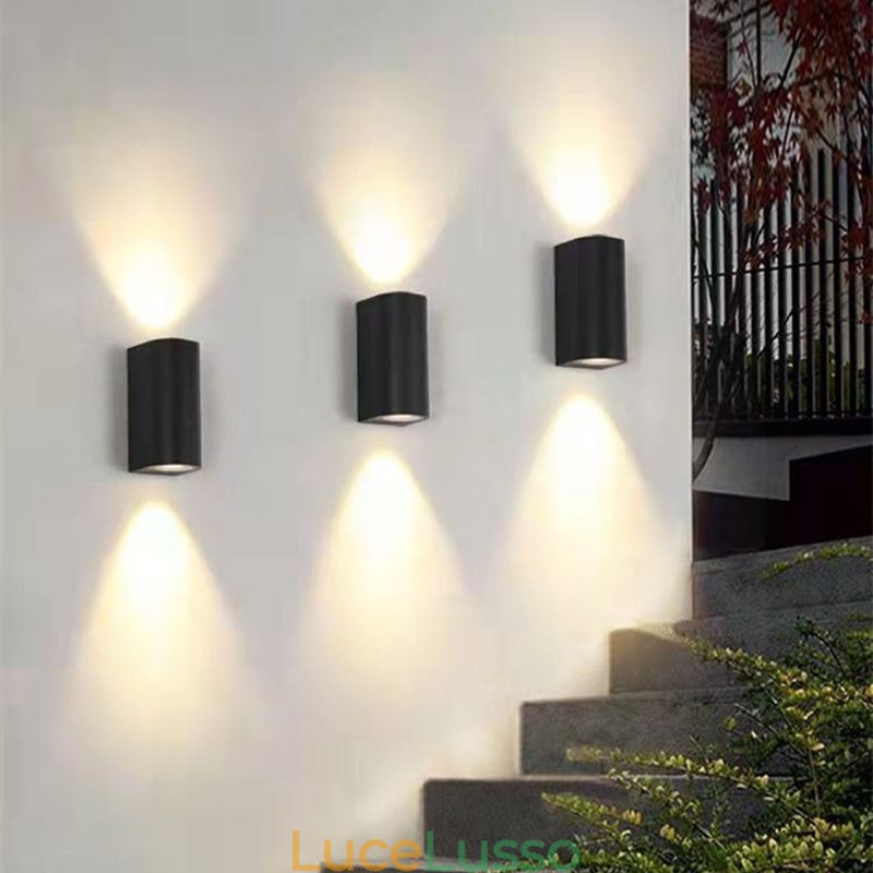 Lampada da parete moderna semplice in alluminio per interni