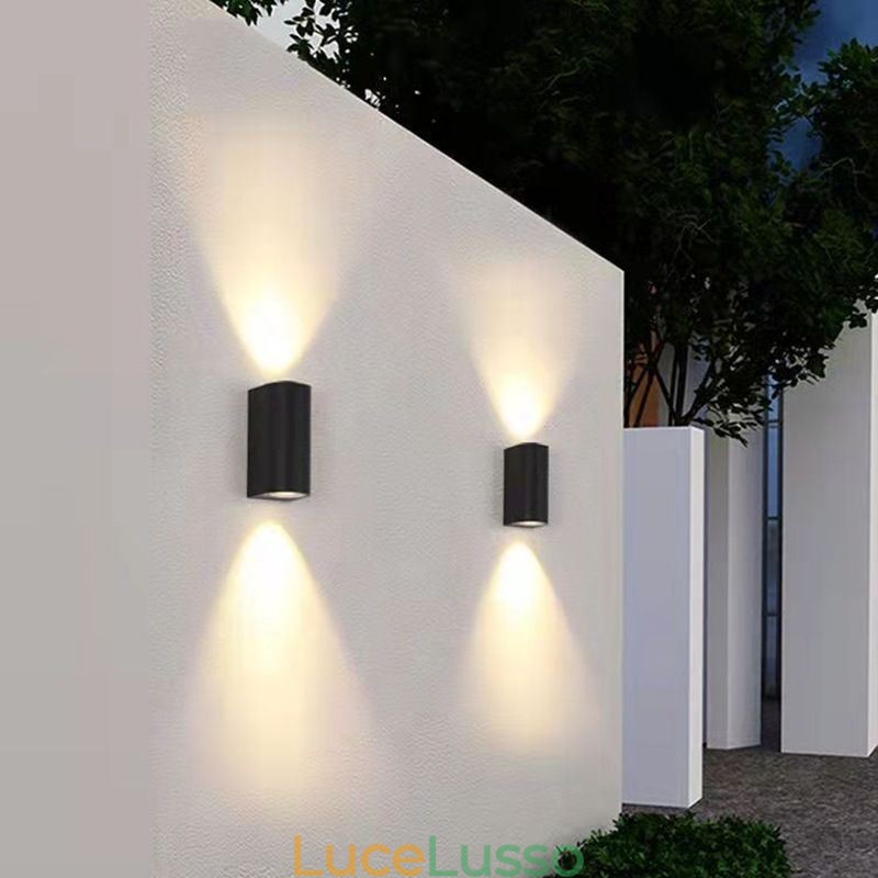 Lampada da parete moderna semplice in alluminio per interni