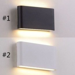 Lampada da parete impermeabile moderna semplice in alluminio per interni