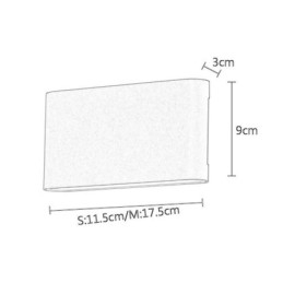 Lampada da parete impermeabile moderna semplice in alluminio per interni