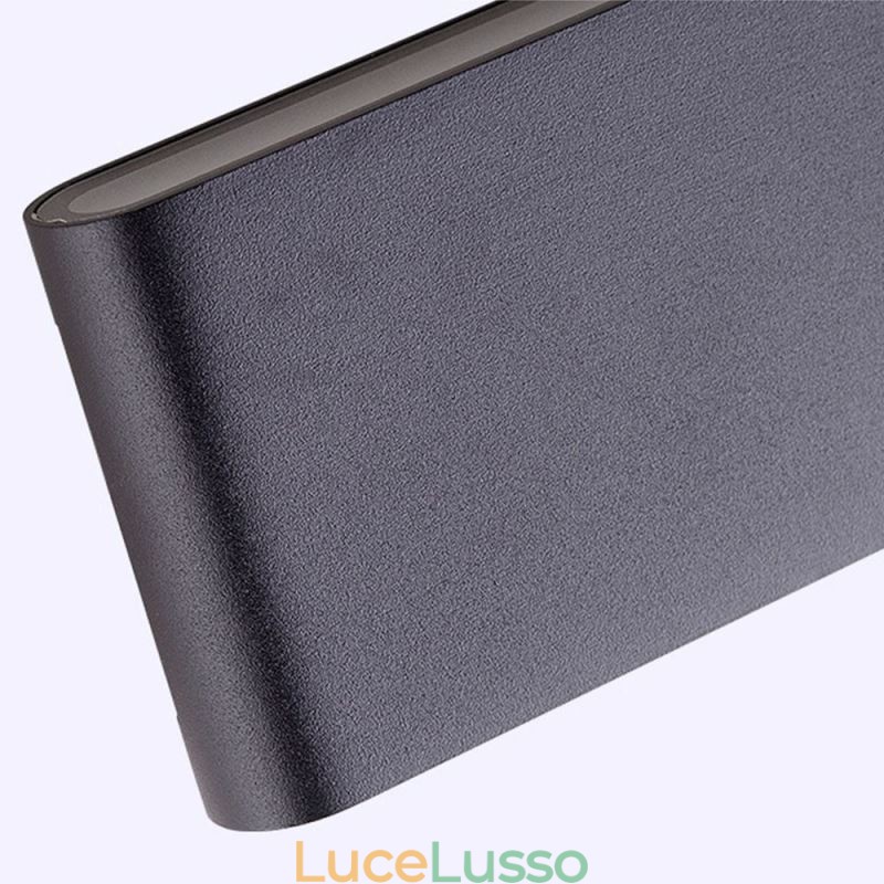 Lampada da parete impermeabile moderna semplice in alluminio per interni