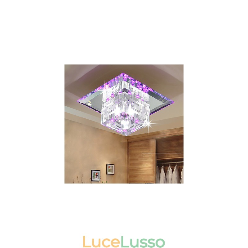Lampada di cristallo tra faretti Smd Lampada creativa Lampada tubo luce Assorbe luce a cupola