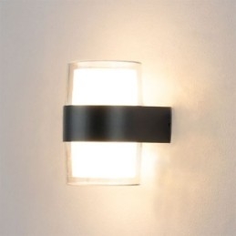 Lampada da parete minimalista in acrilico Lampada da parete impermeabile Patio