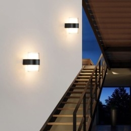 Lampada da parete minimalista in acrilico Lampada da parete impermeabile Patio