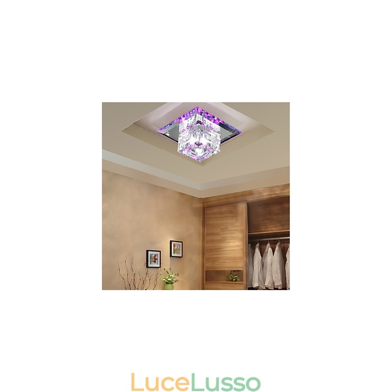 Lampada di cristallo tra faretti Smd Lampada creativa Lampada tubo luce Assorbe luce a cupola