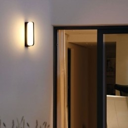 Lampada da parete in alluminio impermeabile Lampada da parete per scale Bagno Corridoio