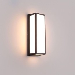 Applique da parete rettangolare moderna impermeabile per veranda villa