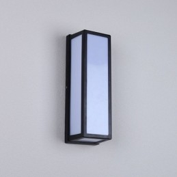 Applique da parete rettangolare moderna impermeabile per veranda villa