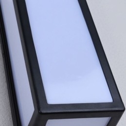 Applique da parete rettangolare moderna impermeabile per veranda villa