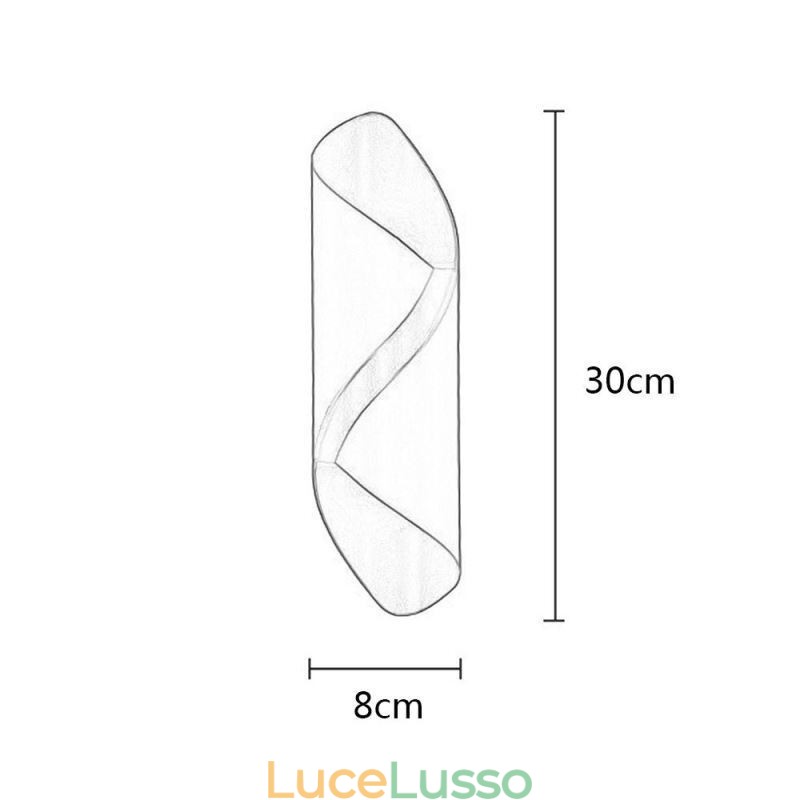 Lampada da parete moderna Lampada da parete impermeabile Corridoio corridoio