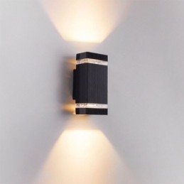 Semplici luci da parete in alluminio Lampada da parete impermeabile Cortile Portico