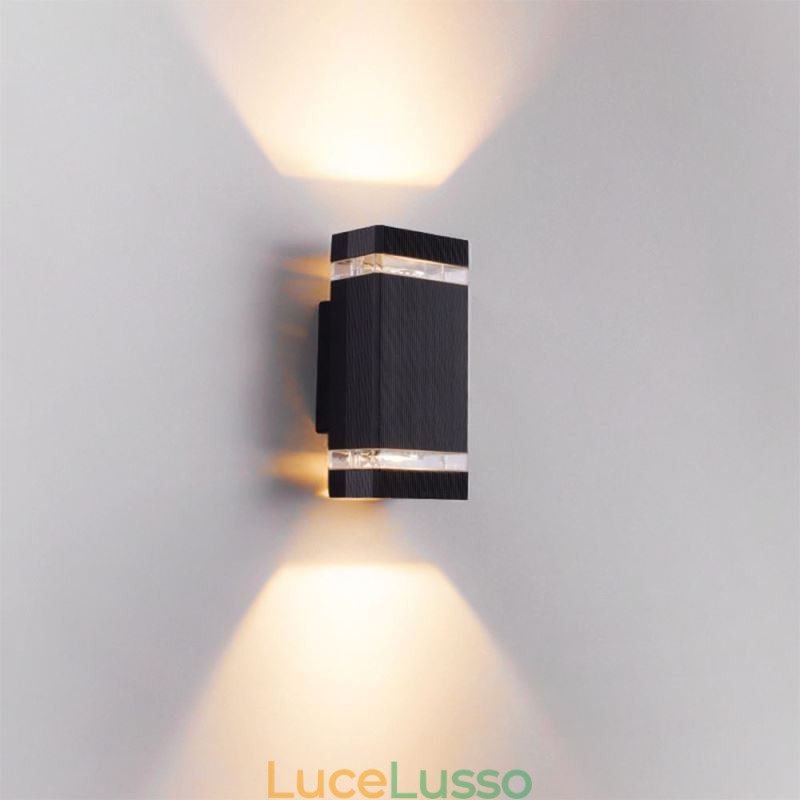 Semplici luci da parete in alluminio Lampada da parete impermeabile Cortile Portico