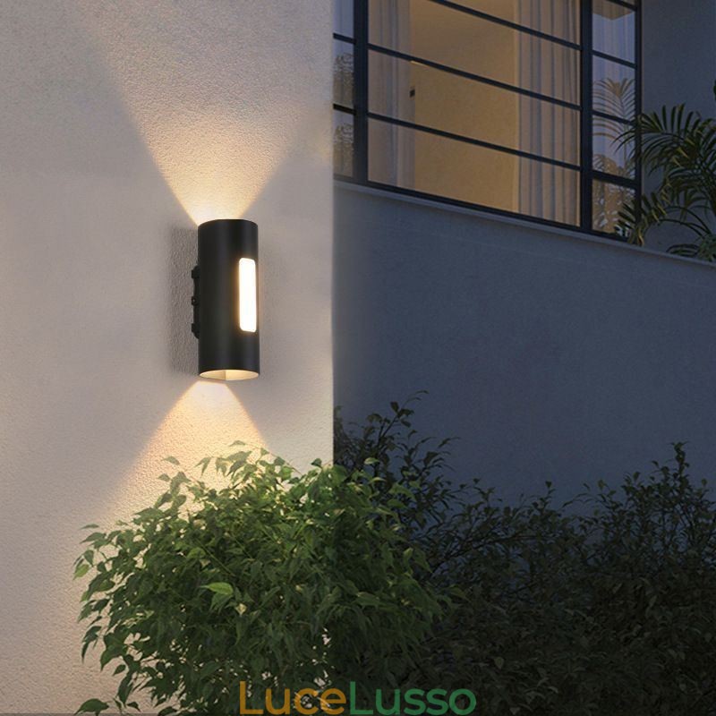 Lampada da parete impermeabile in alluminio Lampada da parete Cortile