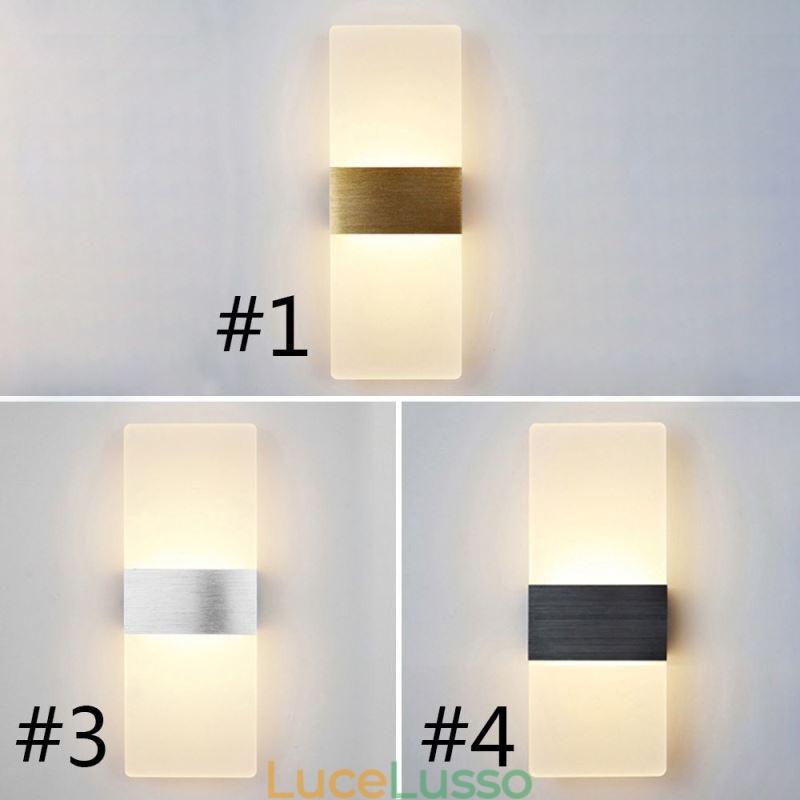Applique moderne minimaliste, comodini, corridoi, scale, cucine, appartamenti