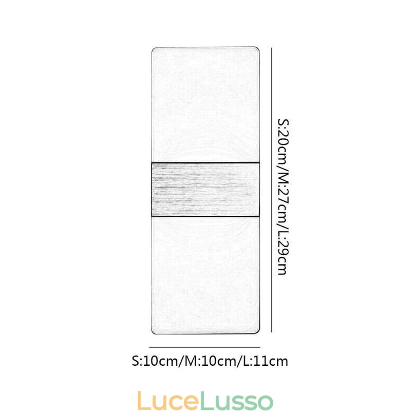 Applique moderne minimaliste, comodini, corridoi, scale, cucine, appartamenti