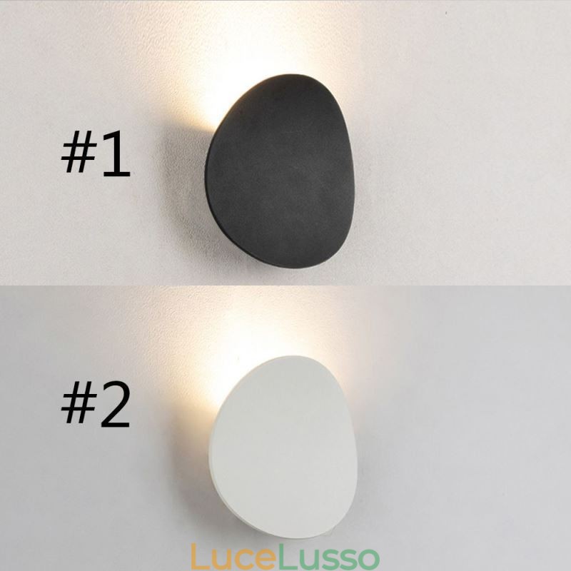 Lampada da parete in alluminio per esterni, giardino, balcone, illuminazione