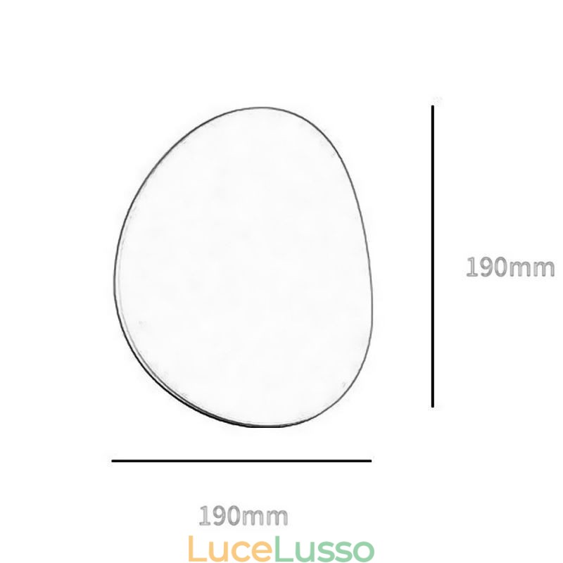 Lampada da parete in alluminio per esterni, giardino, balcone, illuminazione