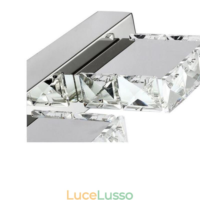Applique da parete Specchio da bagno Lampada da parete per lavabo Acciaio inossidabile