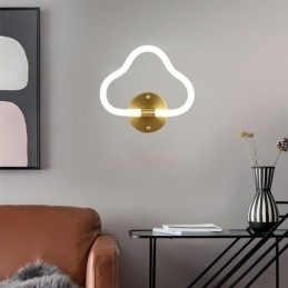 Applique a forma di nuvola, luci decorative artistiche
