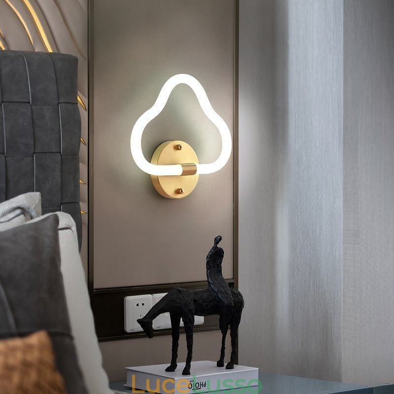 Applique a forma di nuvola, luci decorative artistiche