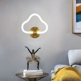 Applique a forma di nuvola, luci decorative artistiche
