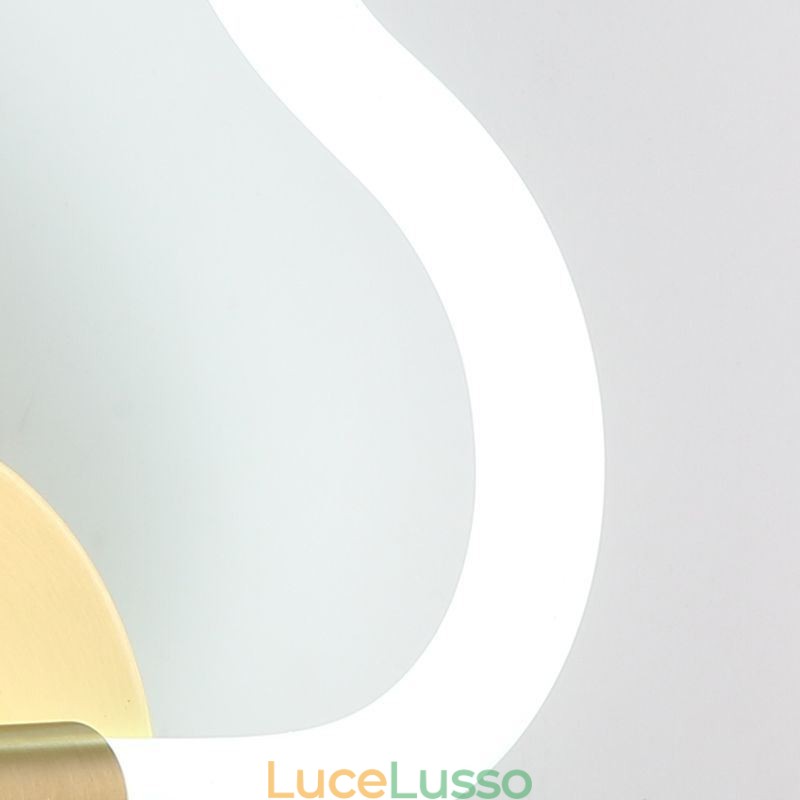Applique a forma di nuvola, luci decorative artistiche