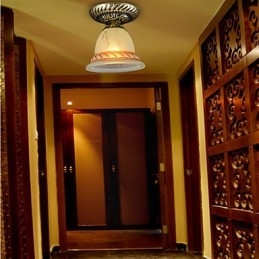 Lampada da soffitto in bronzo europeo retrò classico