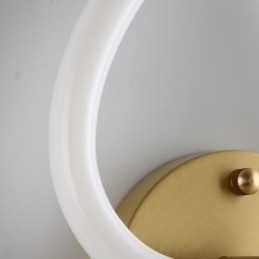 Applique da parete per interni a forma di cuore moderno