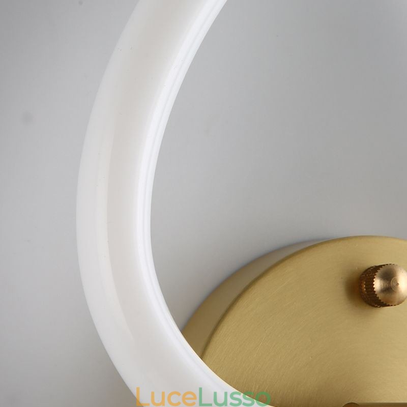Applique da parete per interni a forma di cuore moderno