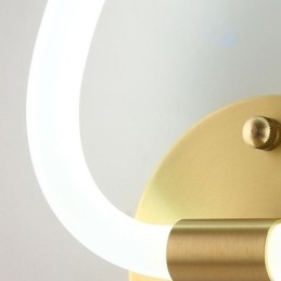 Applique da parete per interni a forma di cuore moderno