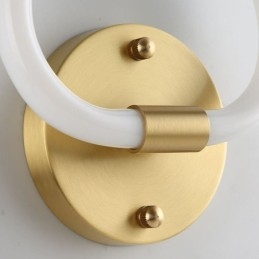 Applique da parete per interni a forma di cuore moderno