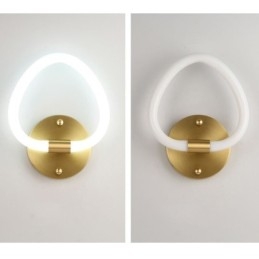 Applique da parete per interni a forma di cuore moderno