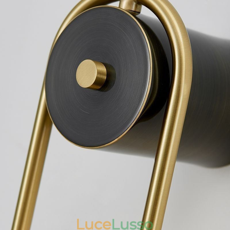 Applique da parete in vetro sferico, illuminazione moderna in ottone